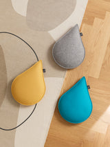 Produktfoto dryDrop 3 Stk. Set Balance Tropfen grau blau gelb Tropfen.