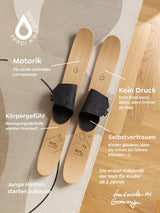 drySki Kinderski aus Holz mit ihren Vorteilen: Motorik, Körpergefühl, kein Druck und Selbstvertrauen